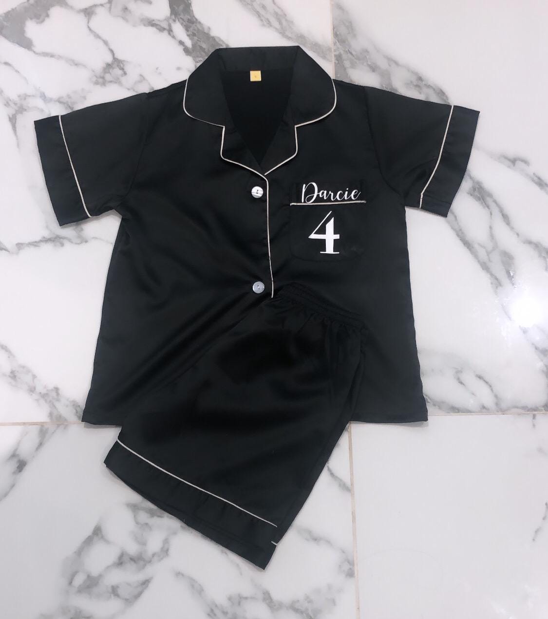 Girls Personalised Birthday Pyjamas