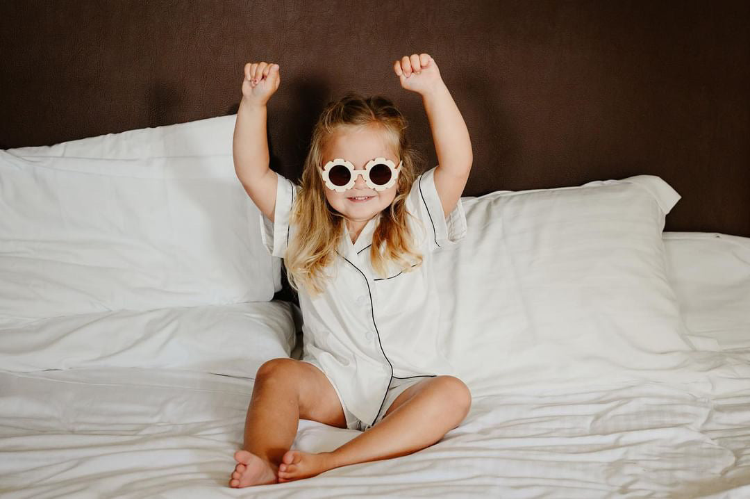 Perosnalised Girls Satin Pyjamas