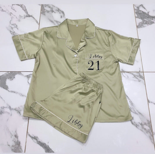 Ladies Personalised Birthday Pyjamas
