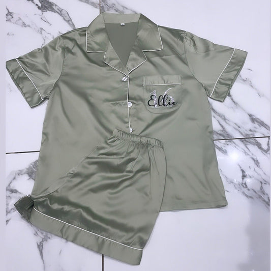 Women's Personalised Birthday Pyjamas 21 16 18 30 40 50