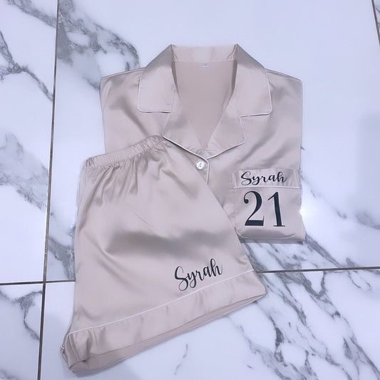 Ladies Personalised Birthday Pyjamas