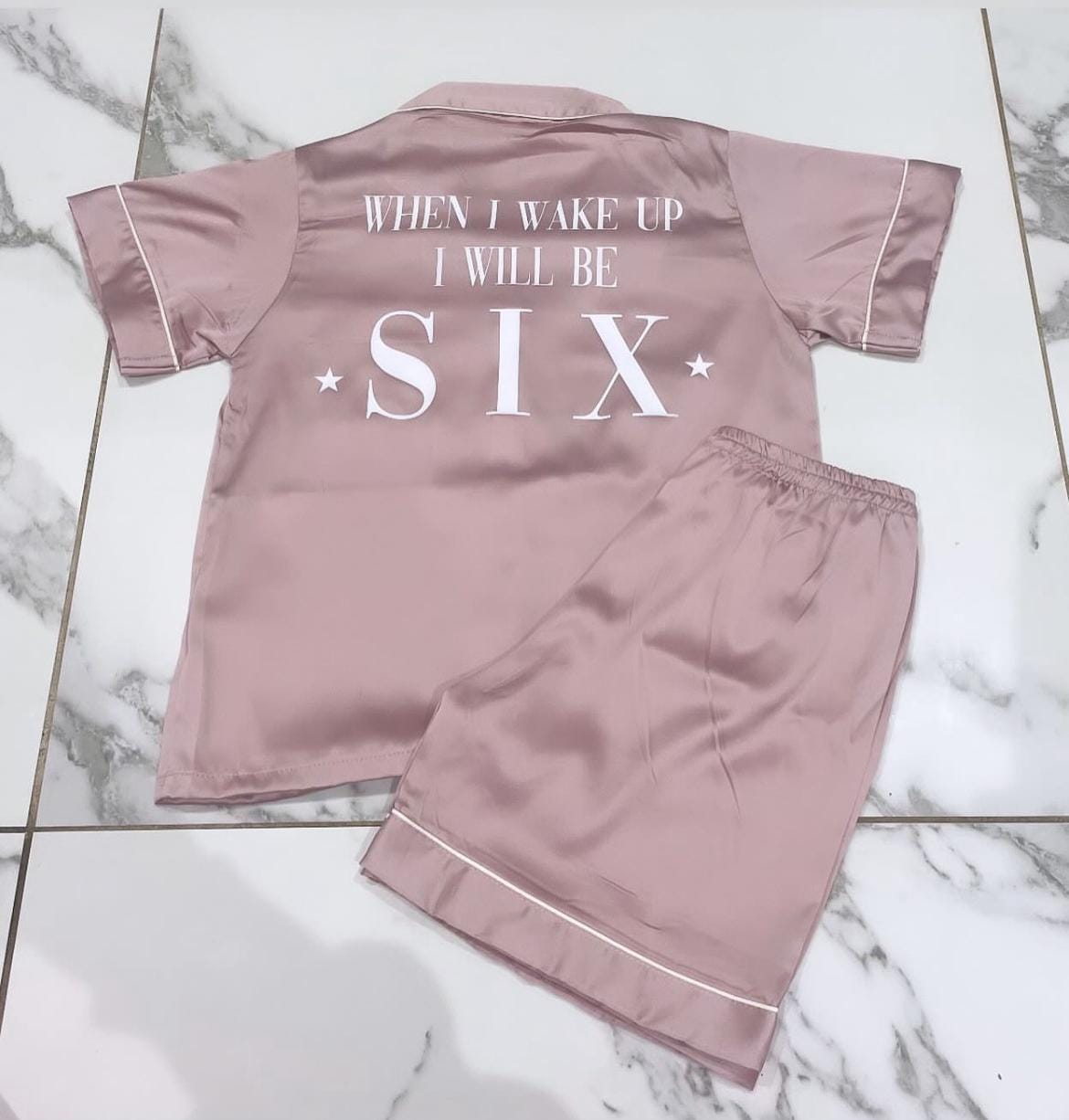 Girls When I wake up Personalised Birthday Pyjamas