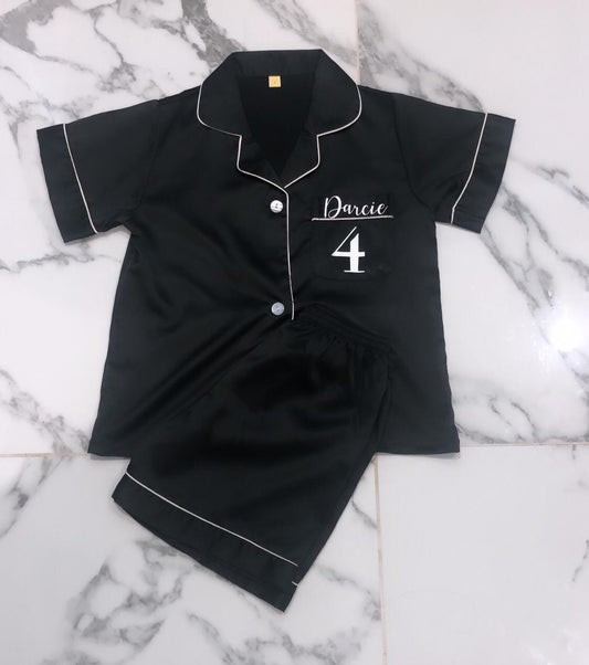 Girls Personalised Birthday Pyjamas