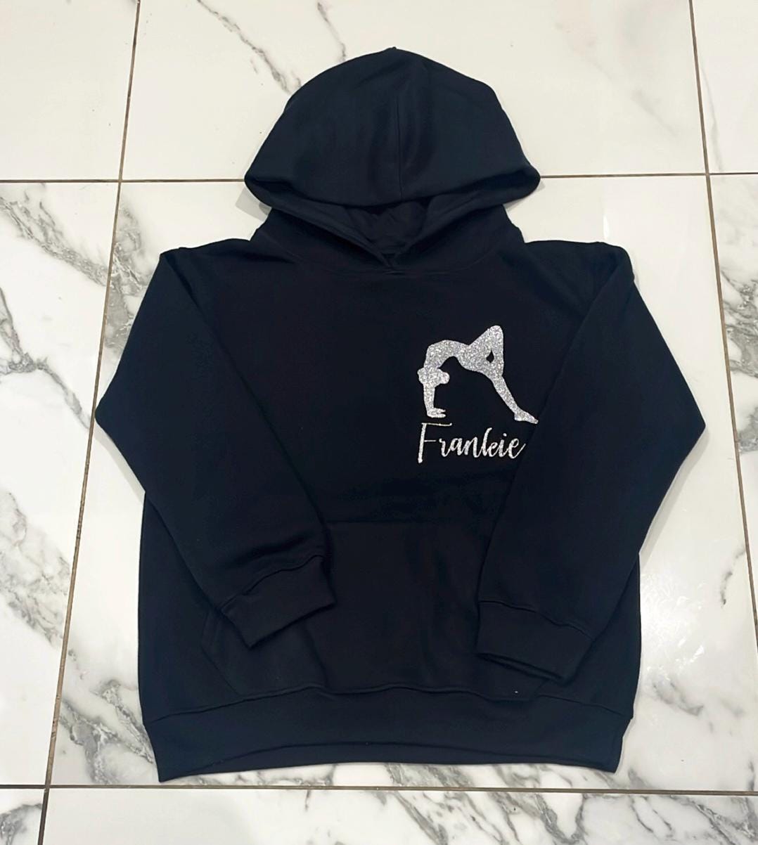 Girls personalised Gymnastics Dance Hoodie